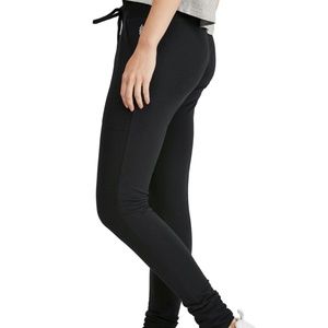 New FREE PEOPLE FP MOVEMENT Sunny Skinny Sweatpants in Black Sz. S